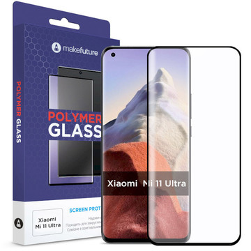 Захисне скло MakeFuture Xiaomi Mi 11 Ultra Polymer Glass (MGP-XM11U)