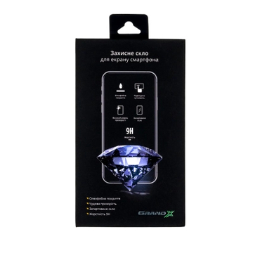 Защитное стекло и пленка  Grand-X for Apple iPhone 13 Mini Black (CAIP13MB)