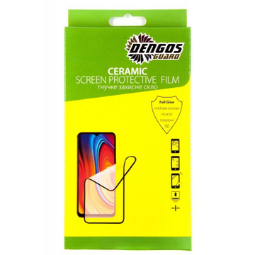 Захисне скло та плівка Dengos Ceramic Film для Xiaomi Redmi Note 10/10s (black) (TGCF-04)