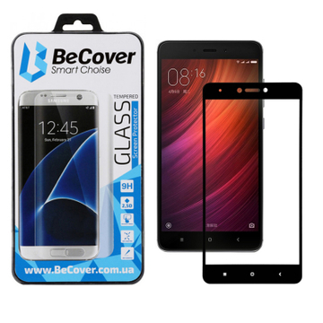 Захисне скло та плівка BeCover Xiaomi Redmi Note 4X Black (701166) (701166)