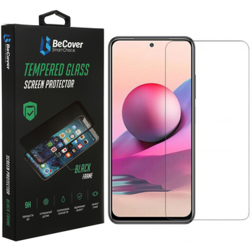 Захисне скло та плівка BeCover Xiaomi Redmi Note 10 5G Crystal Clear Glass (706685)