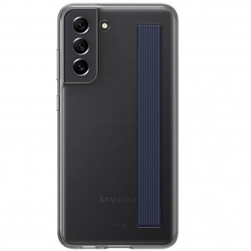 Чохол для смартфона Samsung Clear Strap Cover Galaxy S21 FE (G990) Dark Gray (EF-XG990CBEGRU)