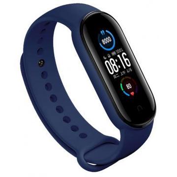 Ремінець для фітнес браслета BeCover Silicone для Xiaomi Mi Smart Band 5 Deep Blue (705065)