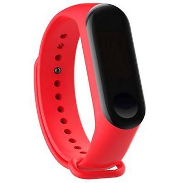 Ремінець для фітнес браслета BeCover Silicone для Xiaomi Mi Band 3/4 Red (704648)