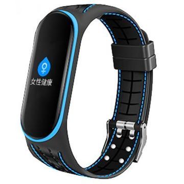 Ремешок для фитнес браслета BeCover Lattice Style for Xiaomi Mi Smart Band 5/Mi Smart Band 6 Blue (705159)