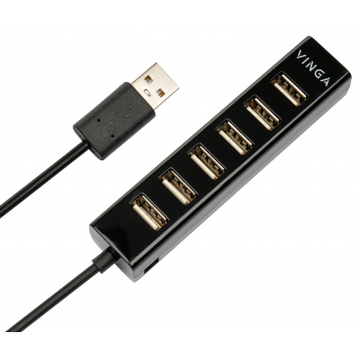 USB Хаб Vinga USB2.0 to 7*USB2.0 HUB (VHA2A7)