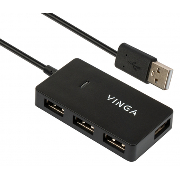 USB Хаб Vinga USB2.0 to 4*USB2.0 HUB (VHA2A4)