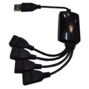 USB Хаб Lapara LA-UH803-A black