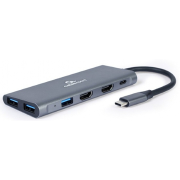 USB Хаб Cablexpert USB-C 3-in-1 (HUB/HDMI/PD) (A-CM-COMBO3-01)
