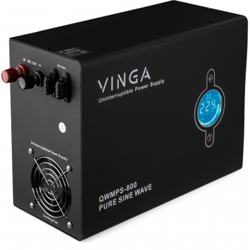 Источник бесперебойного питания Vinga QWMPS-800 800VA LCD (QWMPS-800)