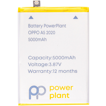 Аккумулятор для телефона PowerPlant OPPO A5 2020 (BLP673) 5000mAh (SM130528)