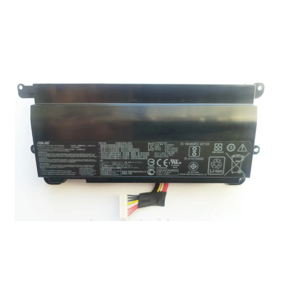 Акумулятор для ноутбука Asus ROG G752VL A32N1511 6700mAh (72Wh) 6cell 10.8V Li-ion (A47708)