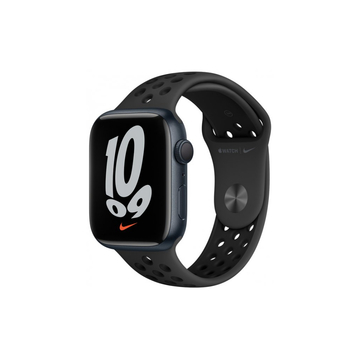 Смарт-годинник Apple Watch Series 7 Nike GPS 45mm Midnight Aluminium Case (MKNC3UL/A)