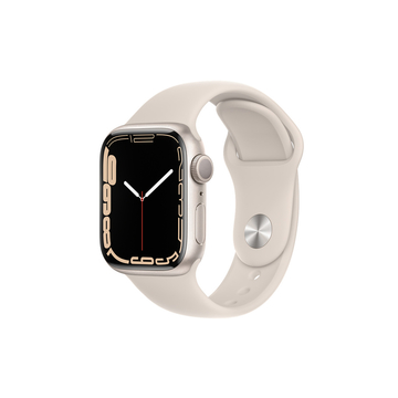 Смарт-часы Apple Watch Series 7 GPS 41mm Starlight Aluminium Case (MKMY3)