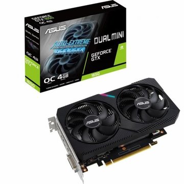 Відеокарта Asus GeForce GTX 1650 4GB GDDR6 (DUAL-GTX1650-O4GD6-MINI)