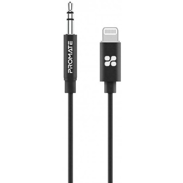 Кабель синхронізації Promate AudioLink-LT1 Lightning 3.5mm blawithk