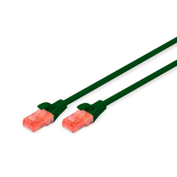 Патч-корд DIGITUS CAT 6 UTP 2м AWG 26/7 Cu LSZH Green