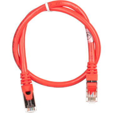 Патч-корд 2E Cat 6S-FTP RJ45 4Х2 27AWG 7/0.14 Cu 0.50 m PVC Red