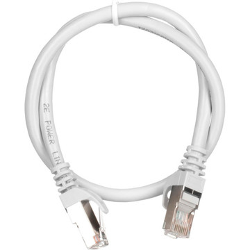 Патч-корд 2E Cat 6S-FTP RJ45 4Х2 27AWG 7/0.14 Cu 0.50 m PVC Grey