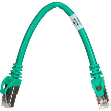 Патч-корд 2E Cat 6S-FTP RJ45 4Х2 27AWG 7/0.14 Cu 0.20 mPVC  Green