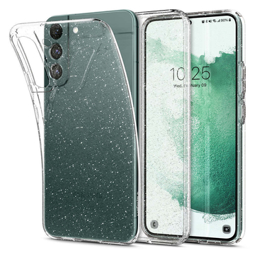 Чохол-накладка Spigen Samsung Galaxy S22 Liquid Crystal Glitter, Crystal Quartz (ACS03985)