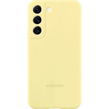 Чохол-накладка Samsung Silicone Cover for Galaxy S22+ (S906) Butter Yellow