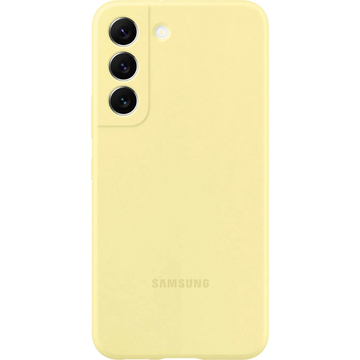 Чохол-накладка Samsung Silicone Cover for Galaxy S22 (S901) Butter Yellow