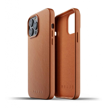 Чохол-накладка MUJJO for Apple iPhone 13 Pro Max Full Leather Tan