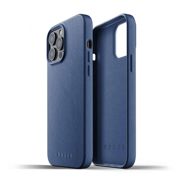 Чохол-накладка MUJJO for Apple iPhone 13 Pro Max Full Leather Monaco Blue