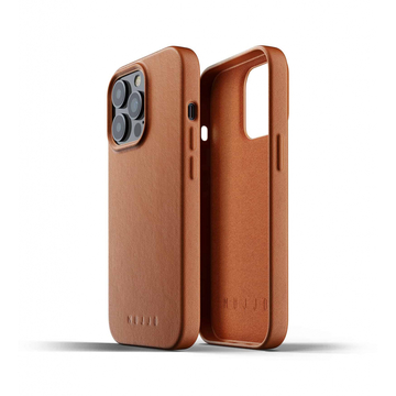 Чохол-накладка MUJJO for Apple iPhone 13 Pro Full Leather Tan