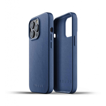 Чохол-накладка MUJJO for Apple iPhone 13 Pro Full Leather Monaco Blue