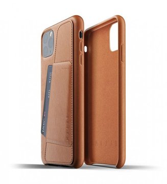 Чехол-накладка MUJJO for Apple iPhone 11 Pro Max Full Leather Wallet Tan