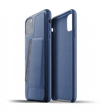 Чехол-накладка MUJJO for Apple iPhone 11 Pro Max Full Leather Wallet Monaco Blue