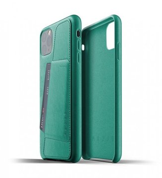 Чохол-накладка MUJJO for Apple iPhone 11 Pro Max Full Leather Wallet Alpine Green