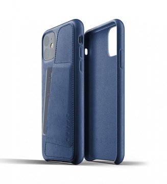 Чехол-накладка MUJJO for Apple iPhone 11 Full Leather Wallet Monaco Blue