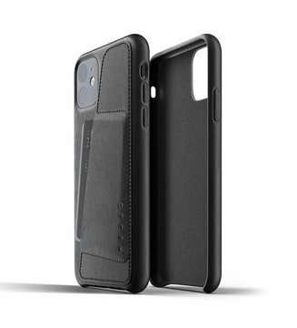 Чехол-накладка MUJJO for Apple iPhone 11 Full Leather Wallet Black