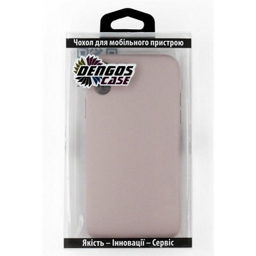 Чехол-накладка Dengos Back Cover Silicon for Apple iPhone X Grey (DG-BCS-12)