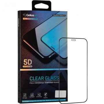Захисне скло Gelius Pro 5D Clear Glass for Apple iPhone 12 Mini Black (2099900812637)
