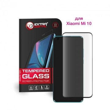 Захисне скло Extradigital for Xiaomi Mi 10/10 Pro Black 0.5мм 3D (EGL4733)