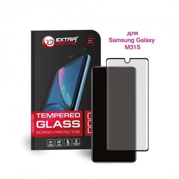 Захисне скло Extradigital for Samsung Galaxy M31s SM-M317 Black 0.5мм 2.5D (EGL4781)