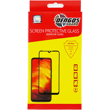 Защитное стекло Dengos for Samsung Galaxy A80 SM-A805/A90 SM-A905 Black Full Glue (TGFG-68)