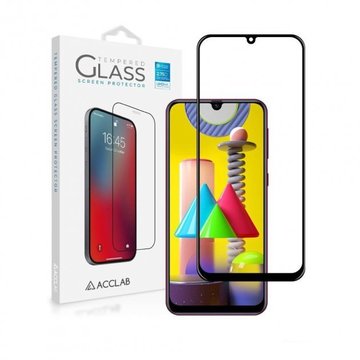 Захисне скло ACCLAB Full Glue for Samsung Galaxy M31 SM-M315 Black (1283126508653)