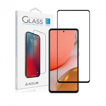 Захисне скло ACCLAB Full Glue for Samsung Galaxy A72 SM-A725 Black (1283126510557)