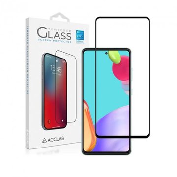 Защитное стекло ACCLAB Full Glue for Samsung Galaxy A52 SM-A525 Black (1283126510540)