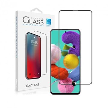 Захисне скло ACCLAB Full Glue for Samsung Galaxy A51 SM-A515 Black (1283126508608)