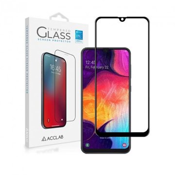 Захисне скло ACCLAB Full Glue for Samsung Galaxy A50 SM-A505 Black (1283126508592)