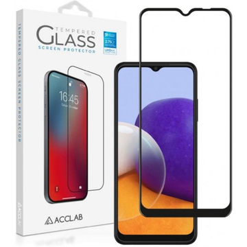 Защитное стекло ACCLAB Full Glue for Samsung Galaxy A22 SM-A225 Black (1283126512551)