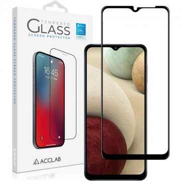 Защитное стекло ACCLAB Full Glue for Samsung Galaxy A12 SM-A125 Black (1283126509599)