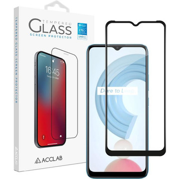 Защитное стекло ACCLAB Full Glue for Realme C21 Black (1283126518386)