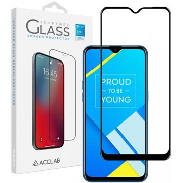 Защитное стекло ACCLAB Full Glue for Realme C2 Black (1283126508424)